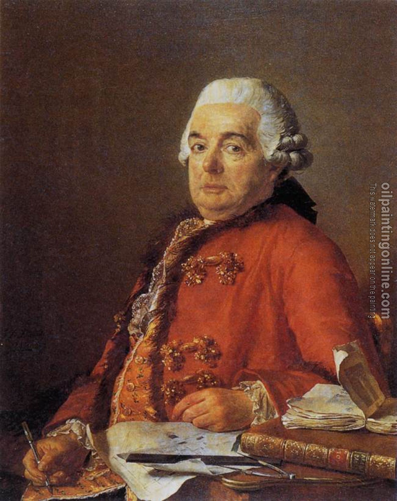 David, Jacques-Louis - Portrait of Jacques-Francois Desmaisons